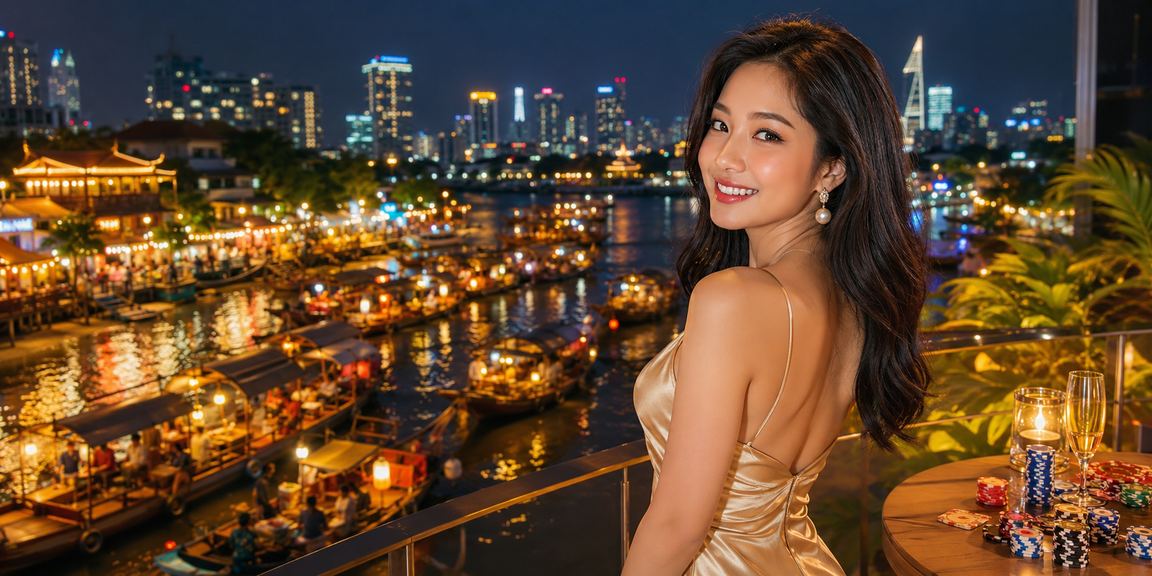 Giao diện ứng dụng chotlo3s trên điện thoại di động với hình ảnh vùng sông Mekong
